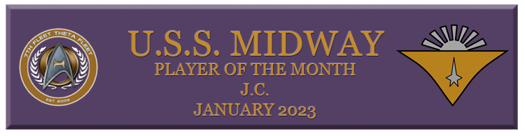 Theta Fleet Player of the Month - J.C. - Cadet Avis Laurent - January 2023