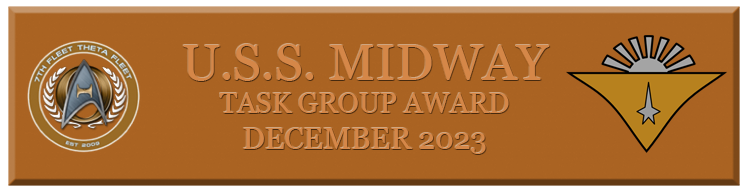 Theta Fleet Task Group Award - December 2023