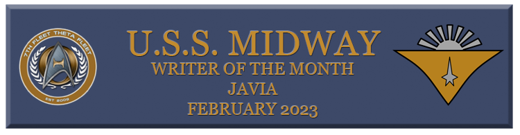 Theta Fleet Writer of the Month - Javia - February 2023