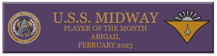 Theta Fleet Player of the Month - Abigail - March2023