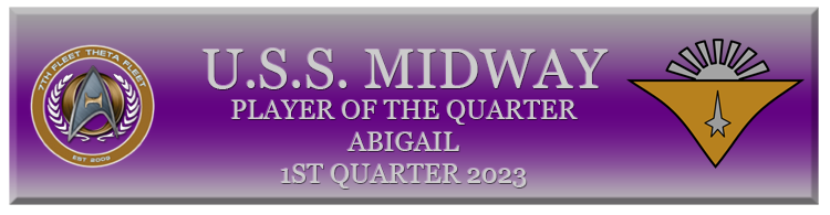 Theta Fleet Player of the Quarter - Abigail - 1st Quarter 2023