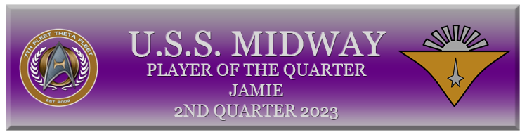 Theta Fleet Writer of the Quarter - Jamie - June 2023