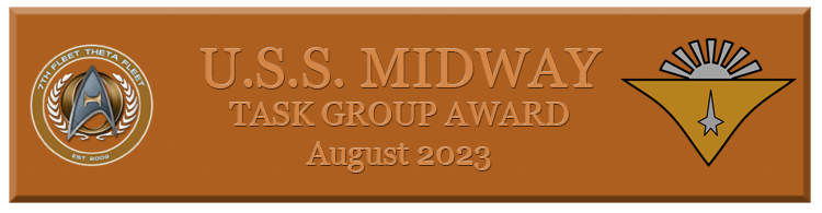 Theta Fleet Task Group Award - August 2023