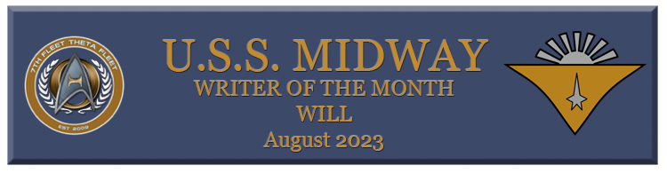 Theta Fleet Writer of the Month - Will - August 2023
